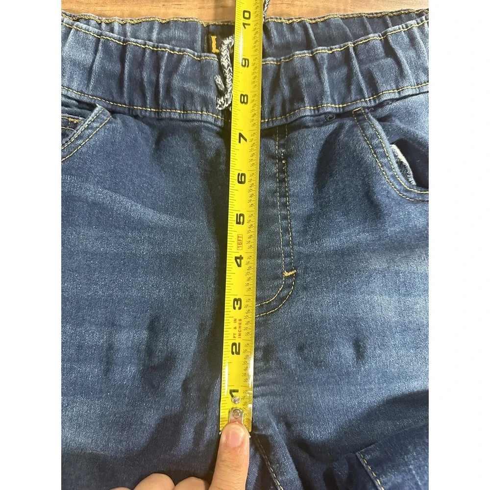 LEE Girls Slip On Jeans Size Large (14/16) Dark‎ Blue